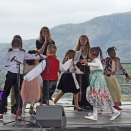 Gruppen Flere farger fremførte musikk, dans og sang fra ulike kulturer for Kongeparet. Foto: Sven Gj. Gjeruldsen, Det kongelige hoff  